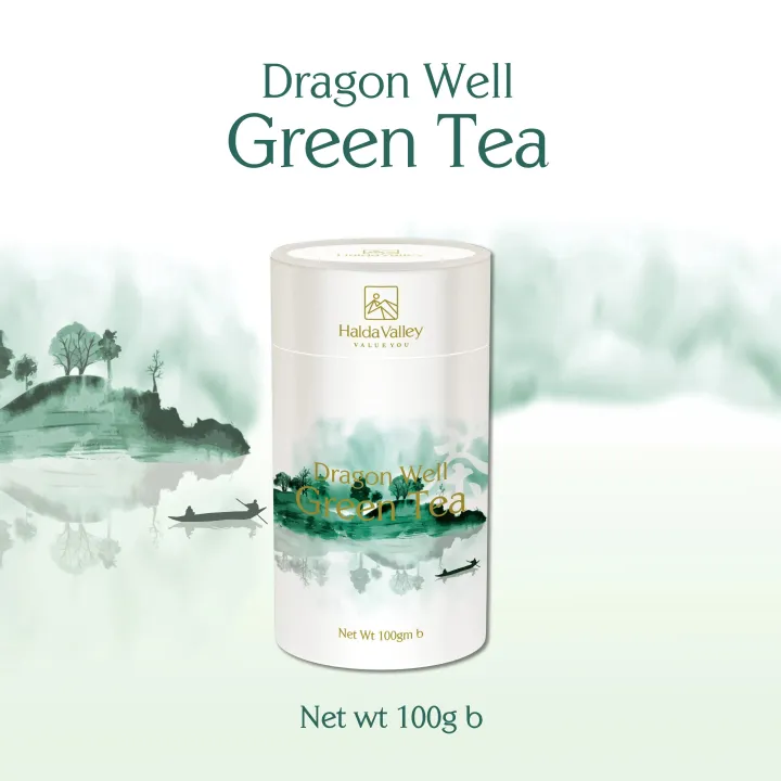 Halda Valley Dragon Well Green Tea 100g ( প্রিমিয়াম গ্রিন টি )